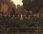 Prats, Santiago Rusinol The Old Faun oil